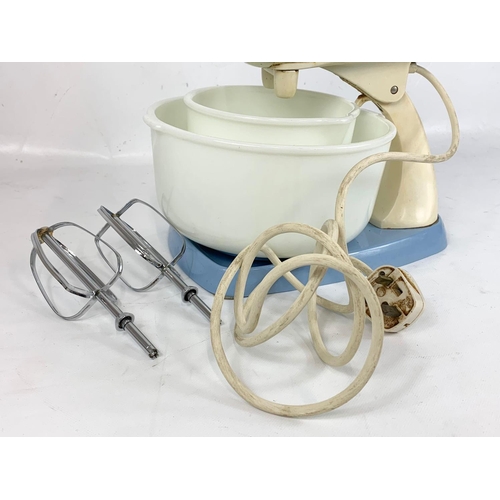 50 - A vintage Sunbeam Mixmaster food mixer..