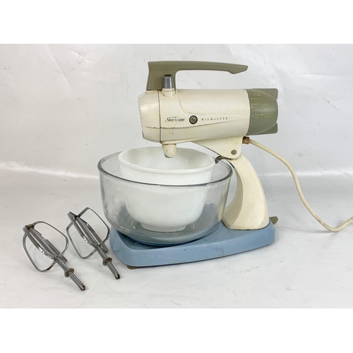 51 - A vintage Sunbeam Mixmaster food mixer.