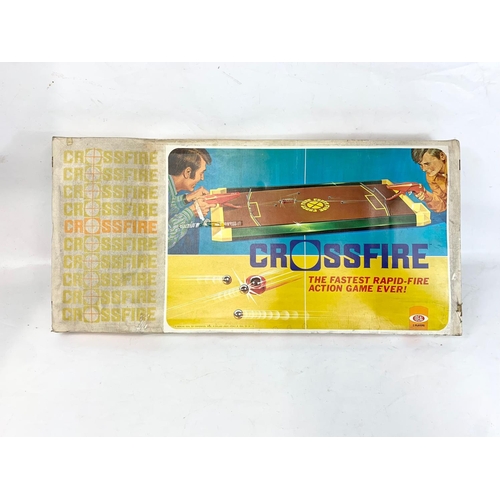 56 - A vintage 1970’s Ideal Crossfire game in box. 101cm