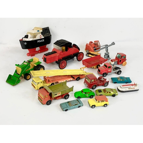 60 - A collection of model toys. Matchbox, Lego, Corgi.