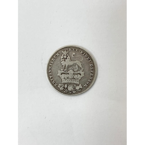 754 - A George IV silver shilling. 1826.