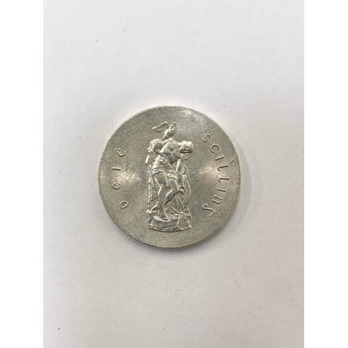 770 - A silver Pierce 10 shilling coin.