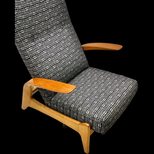 784 - A Norwegian “Rock’n Rest” armchair and stool designed by Rolf Rastad & Adolf Relling for Gimson & Sl... 