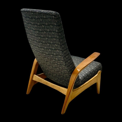 784 - A Norwegian “Rock’n Rest” armchair and stool designed by Rolf Rastad & Adolf Relling for Gimson & Sl... 