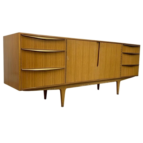 795 - A rare McIntosh teak sideboard designed by Tom Robertson. Mid Century. 1960’s. 201.5 x 47.5 x 76cm