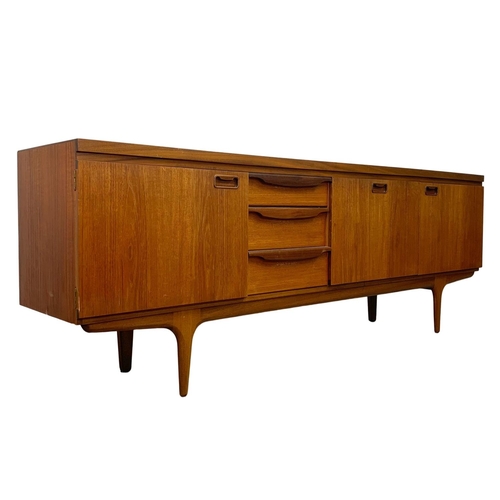 813 - A Greaves & Thomas teak sideboard. Mid Century. 1960’s. 219.5 x 45 x 77.5cm.