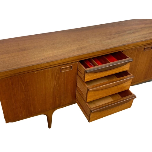 813 - A Greaves & Thomas teak sideboard. Mid Century. 1960’s. 219.5 x 45 x 77.5cm.