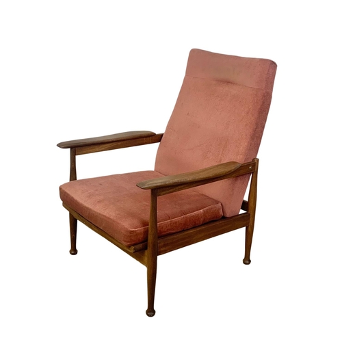 821 - A Guy Rogers “Manhattan” armchair designed by George Fejer and Eric Phamphilon. Mid Century. 1960’s.