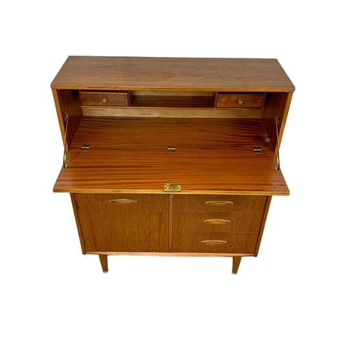 833 - A teak secretaire bureau by Jentique. Mid Century. 1960’s. 91 x 35.5 x 110cm