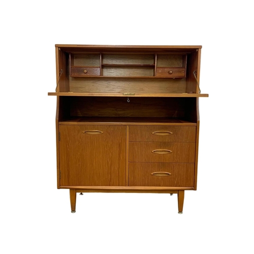 833 - A teak secretaire bureau by Jentique. Mid Century. 1960’s. 91 x 35.5 x 110cm