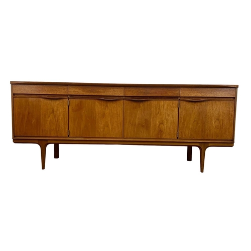 834 - An Austinsuite teak Mid Century sideboard with 4 drawers. Circa 1960’s. 199 x 48 x 79cm.