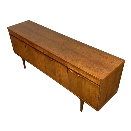 834 - An Austinsuite teak Mid Century sideboard with 4 drawers. Circa 1960’s. 199 x 48 x 79cm.