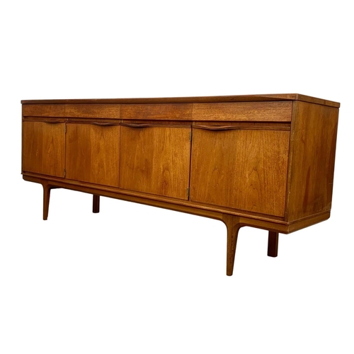 834 - An Austinsuite teak Mid Century sideboard with 4 drawers. Circa 1960’s. 199 x 48 x 79cm.