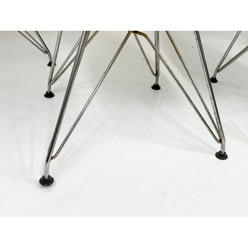 846 - A set of 4 vintage Charles & Ray Eames style Model DSR chairs. Circa 1980.