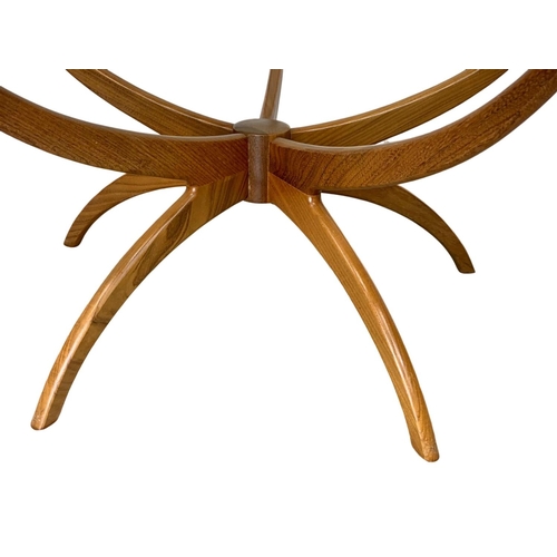 874 - A G-Plan Astro “Spider” teak and glass top coffee table designed by Victor Wilkins. Mid Century. 197... 