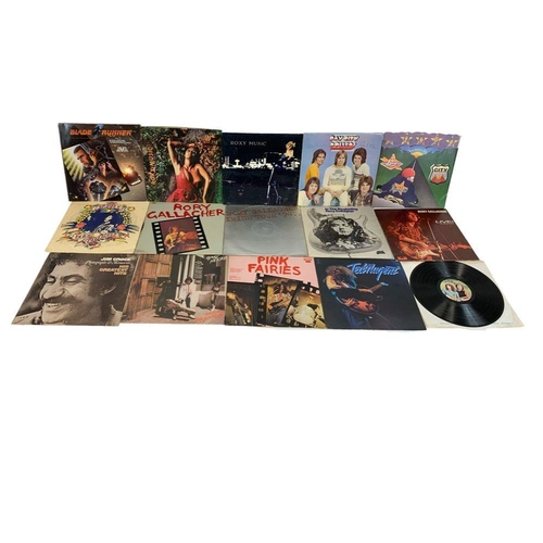 9 - A collection of LP, vinyl records. Blade Runner, 2 Roxy Music albums, 2 Bay City Roller albums, Bay ... 