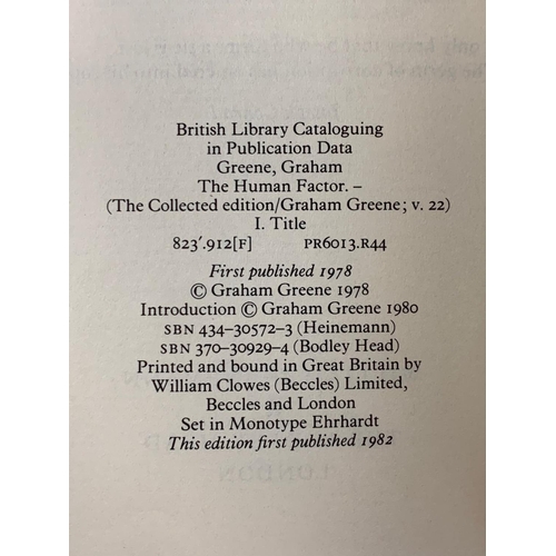 96 - A Graham Greene “The Human Factor” book.