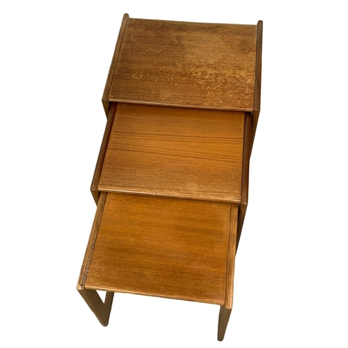 963 - A Mid Century teak nest of tables by Keith Eatwell