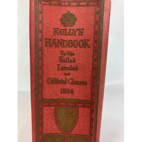 98 - A 1934 Kelly’s Handbook to the Titled Landed and Official Classes.