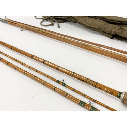 389S - 2 vintage fishing rods.