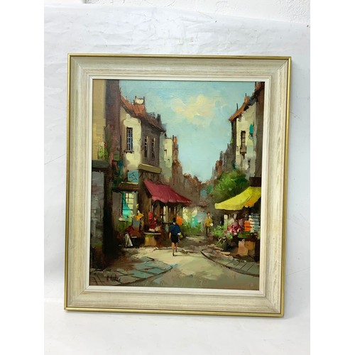 299a - An oil painting by Harry Koolen. Painting measures 51 x 61cm. Frame measures 63 x 74cm