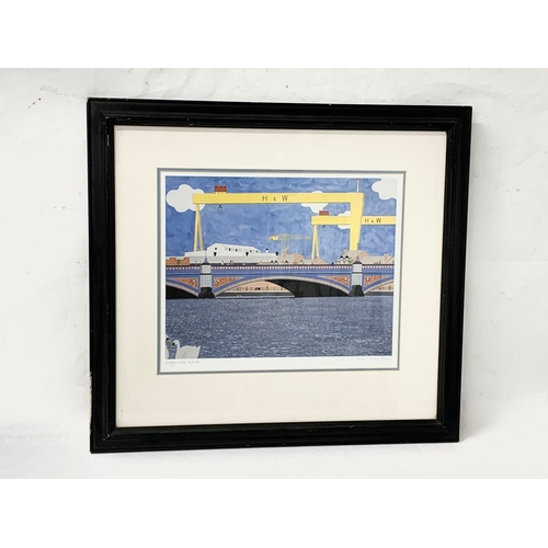4 - A signed print “Laganside” by William McKee Strong. M. W. Strong. 2/400. 66 x 60cm