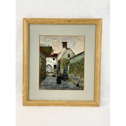 13 - A painting by Charles Henry Baskett. 36.5 x 41cm including frame.