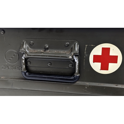 138 - A large military First Aid case. 60x41x25.5cm