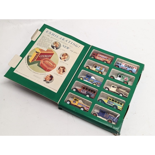 142 - 2 vintage Cameo Collectables Corgi model toy cars and trucks. The Unilever Collection, in original b... 