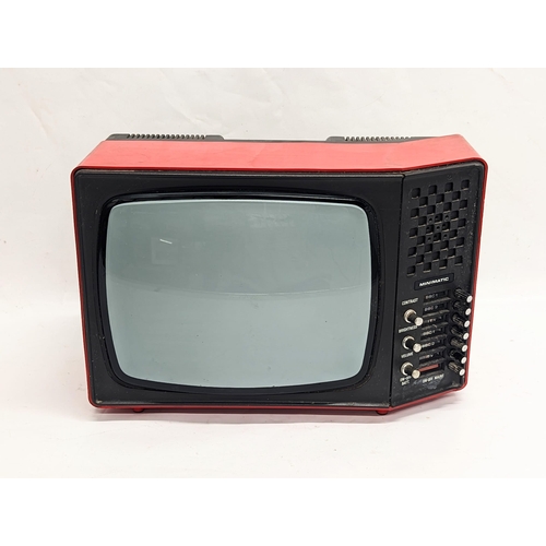 154 - A Mid Century Minimatic television receiver. 40x26cm