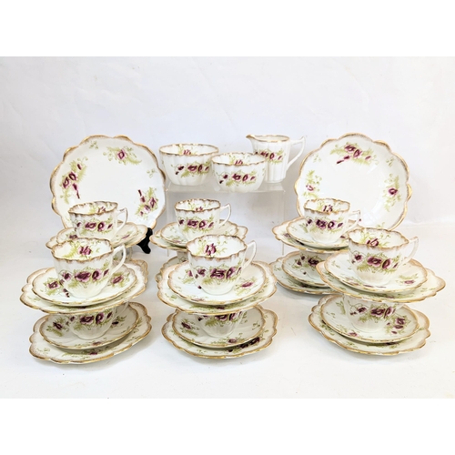 451 - A 41 piece vintage Wellington tea set.