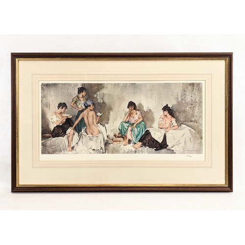 207 - A large William Russell Flint limited edition print of 'Five Studies of Cecilia.