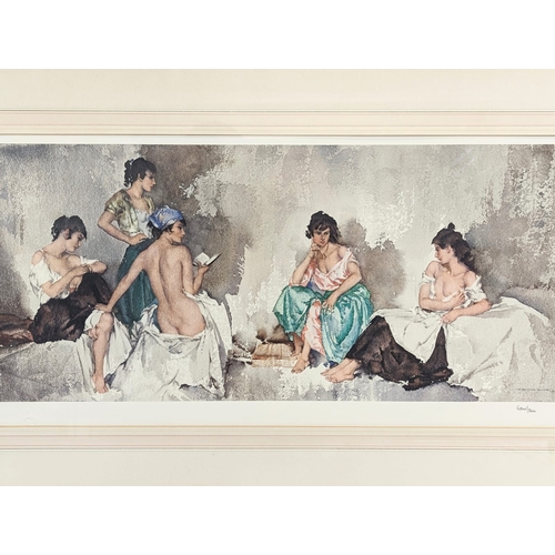 207 - A large William Russell Flint limited edition print of 'Five Studies of Cecilia.