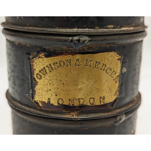 235 - An early 20th century Townson & Mercer spice tower, London. 19.5cm