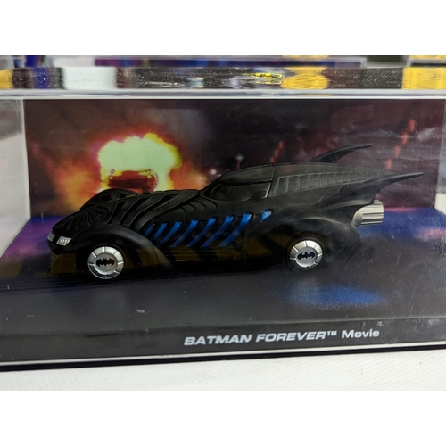 247 - 5 models of Batman vehicles, including 1966 Batmobile from Batman TV Series, Batmobile from Batman: ... 