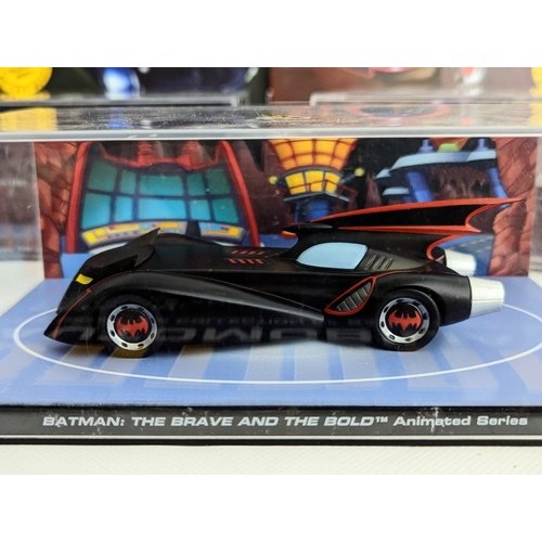 247 - 5 models of Batman vehicles, including 1966 Batmobile from Batman TV Series, Batmobile from Batman: ... 