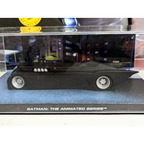 247 - 5 models of Batman vehicles, including 1966 Batmobile from Batman TV Series, Batmobile from Batman: ... 