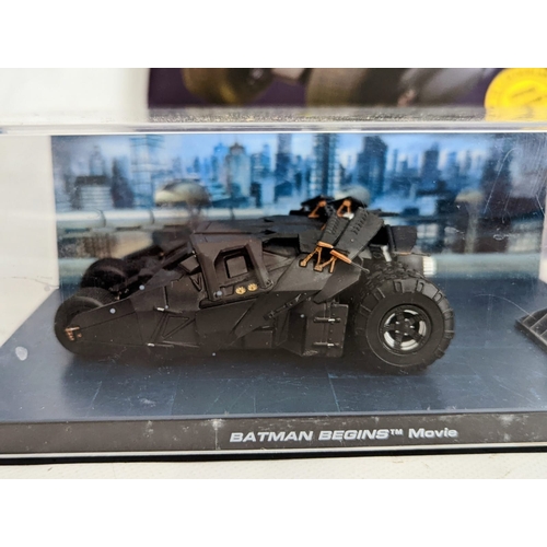 248 - 2 models from Batman: The Dark Knight Trilogy, including Batman Begins Batmobile and The Dark Knight... 