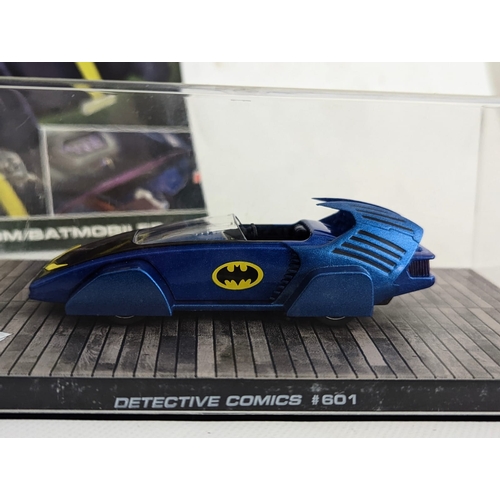 250 - 9 models of Batman vehicles from The Detective Comics 1937-2011, including the Catmobile number 122,... 