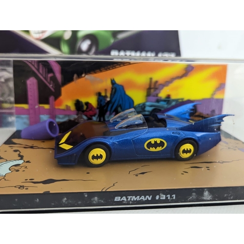 251 - 7 models of Batman vehicles from Batman. Including the Jokermobile number 37, number 575, 311, 652, ... 