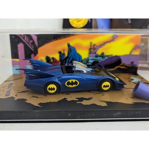 251 - 7 models of Batman vehicles from Batman. Including the Jokermobile number 37, number 575, 311, 652, ... 