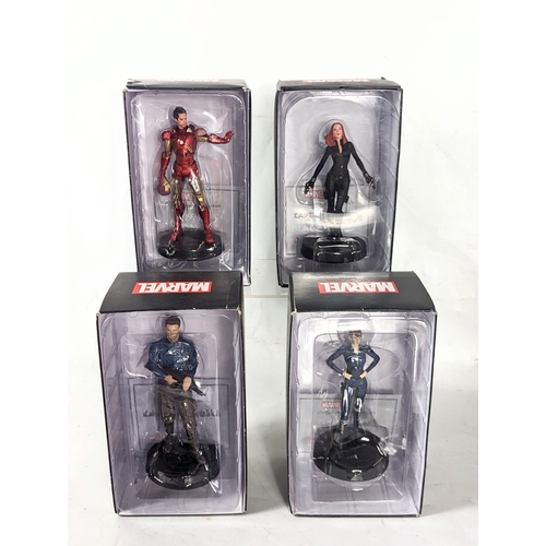 252 - 3 Guardian of the Galaxy toy figures including Star Lord, Gamora, and Yondu. With 8 Marvel figures i... 