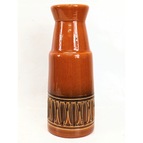 558 - A Mid Century Scandinavian glazed pottery vase. 36.5cm