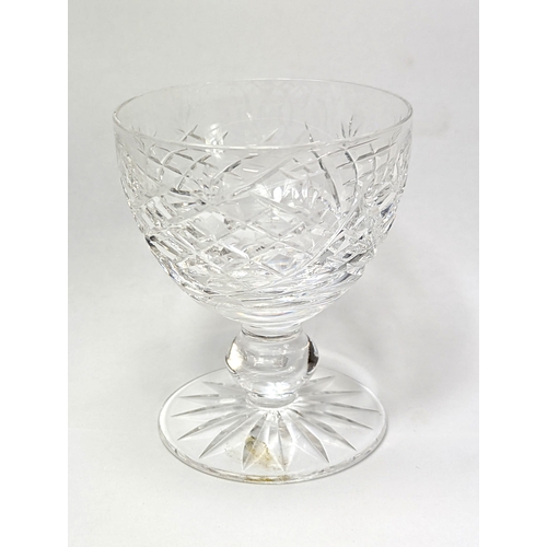 559 - A set of 4 Waterford Crystal Donegal cut glasses. 9cm