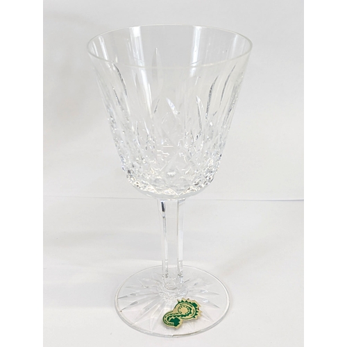 560 - A set of 4 Waterford Crystal Lismore cut glasses. 15cm