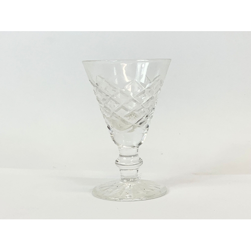 561 - A set of 6 Waterford crystal “Adare” cut port glasses. 7.5cm