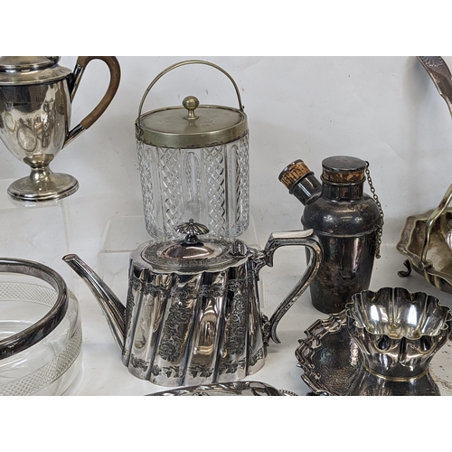 575 - A large quantity of silver plate