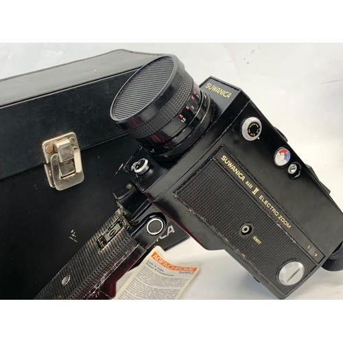 299 - A vintage Suwanica Super Eight camera in case.