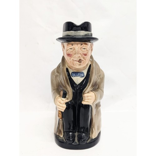 430 - A Royal Doulton Winston Churchill toby jug. 22.5cm