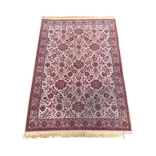 1145 - A vintage Keshan Middle Eastern hand knotted rug. Central Iran. 258 x 169cm